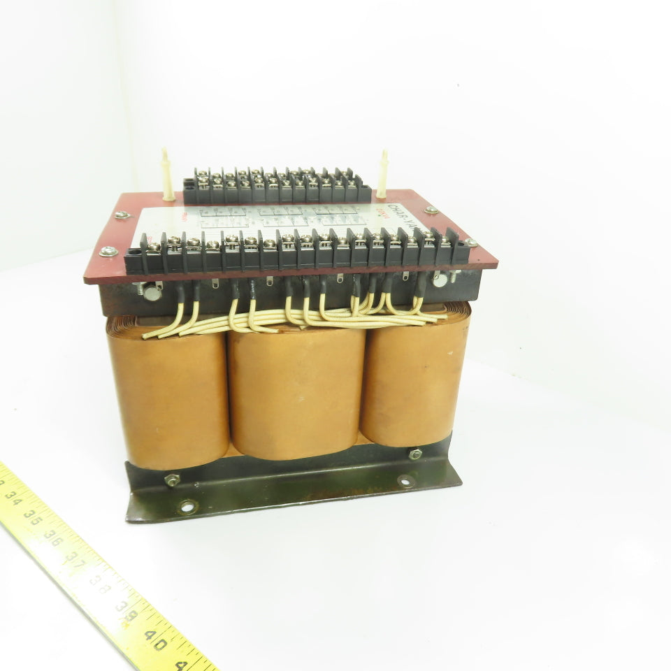 Char-Yang 2.0KVA 3Ph Multi-Tap Control Transformer 195-285V Pri 10-220V Sec