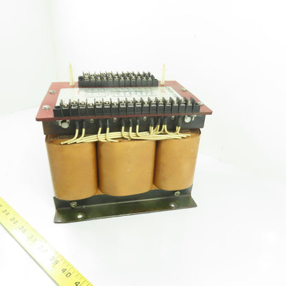 Char-Yang 2.0KVA 3Ph Multi-Tap Control Transformer 195-285V Pri 10-220V Sec
