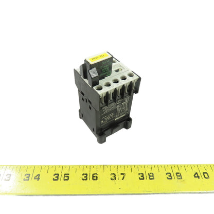 Siemens 3TH2040-0BB4 4NO Control Relay 24VDC w/ Suppressor