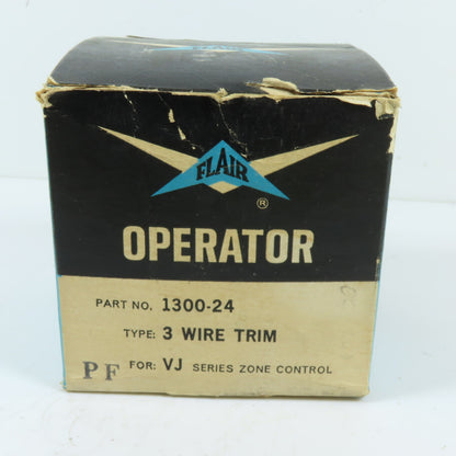 Flair 1300-24 VJ Series Zone Valve Operator 3-Wire Trim 24VAC