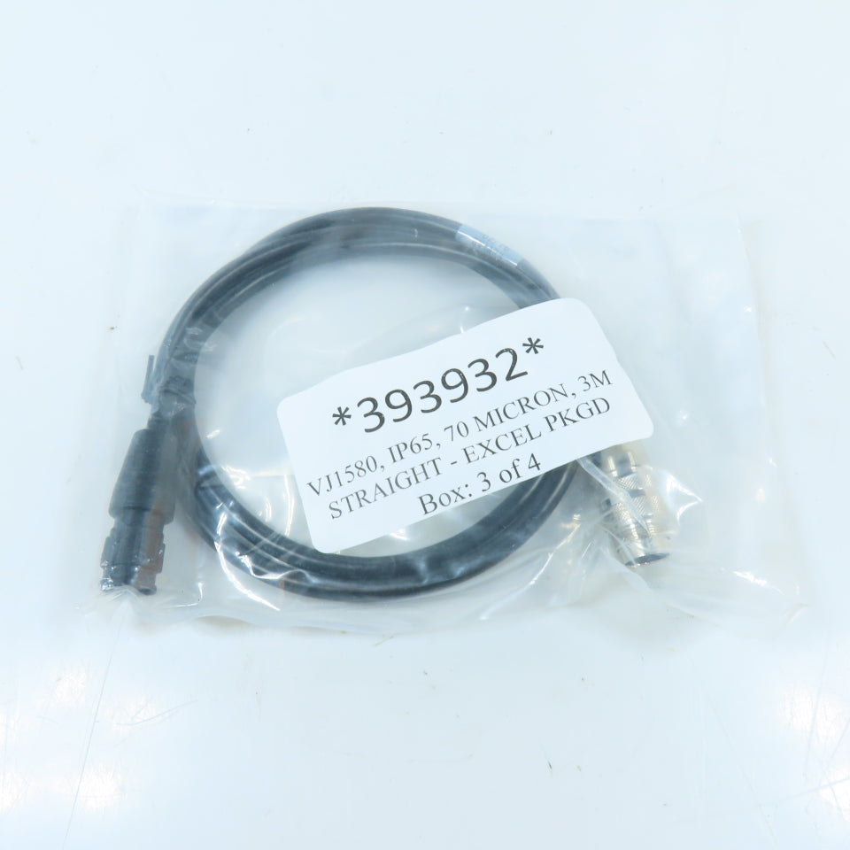 Videojet 393932 Adapter Cable IP65 70 Micron 3M Straight for VJ1580