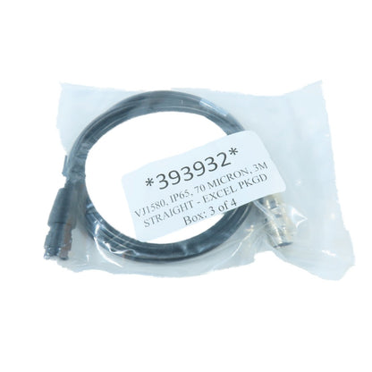 Videojet 393932 Adapter Cable IP65 70 Micron 3M Straight for VJ1580