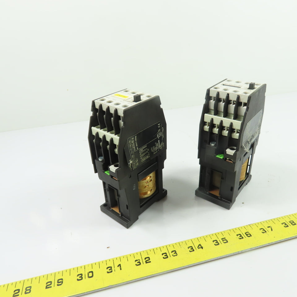 Siemens 3TH4271-0B 8-Pole Control Relay 7NO+1NC 24VDC Coil Lot Of 2