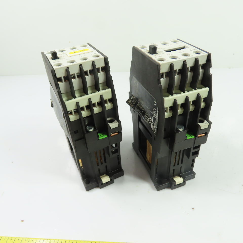 Siemens 3TH4271-0B 8-Pole Control Relay 7NO+1NC 24VDC Coil Lot Of 2