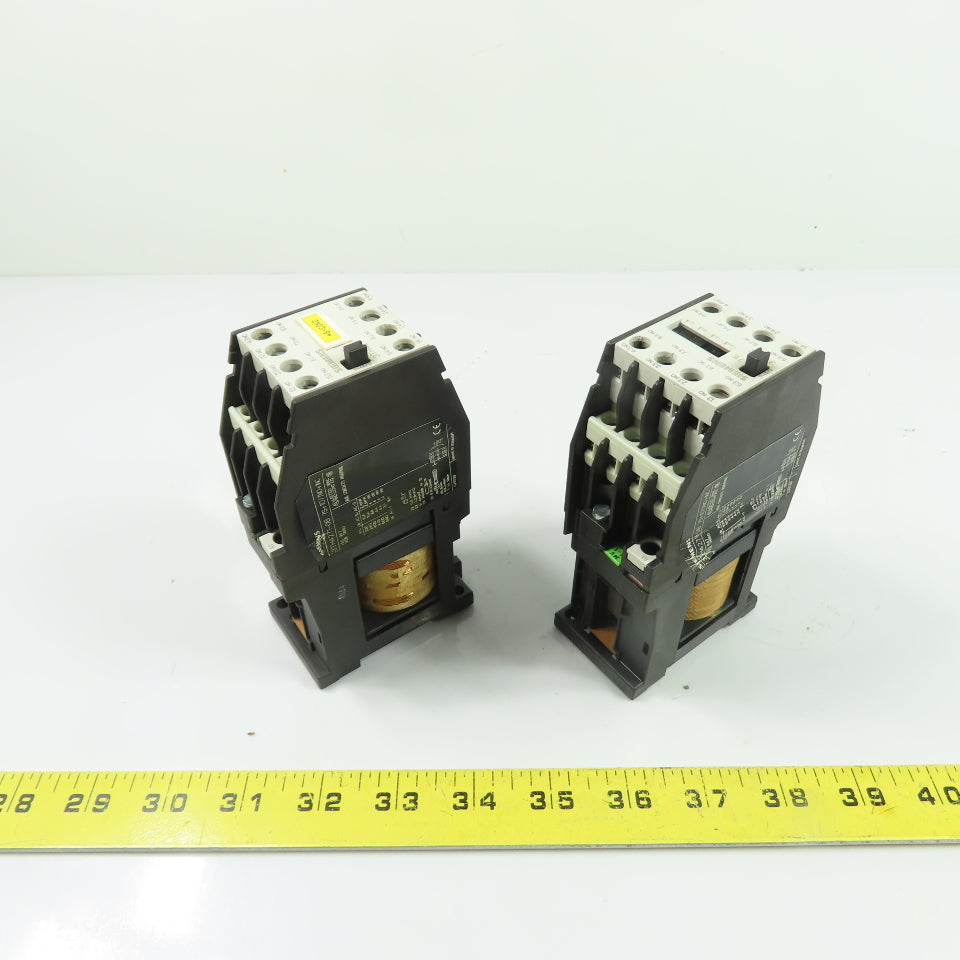Siemens 3TH4271-0B 8-Pole Control Relay 7NO+1NC 24VDC Coil Lot Of 2