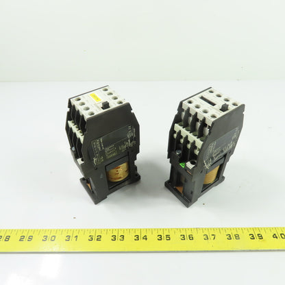 Siemens 3TH4271-0B 8-Pole Control Relay 7NO+1NC 24VDC Coil Lot Of 2