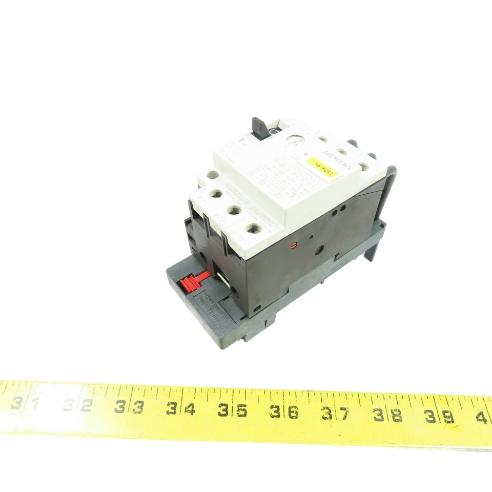 Siemens 3VU1300-1TM00 10-16A 3-Pole Manual Motor Starter Protector 600VAC 3Ph