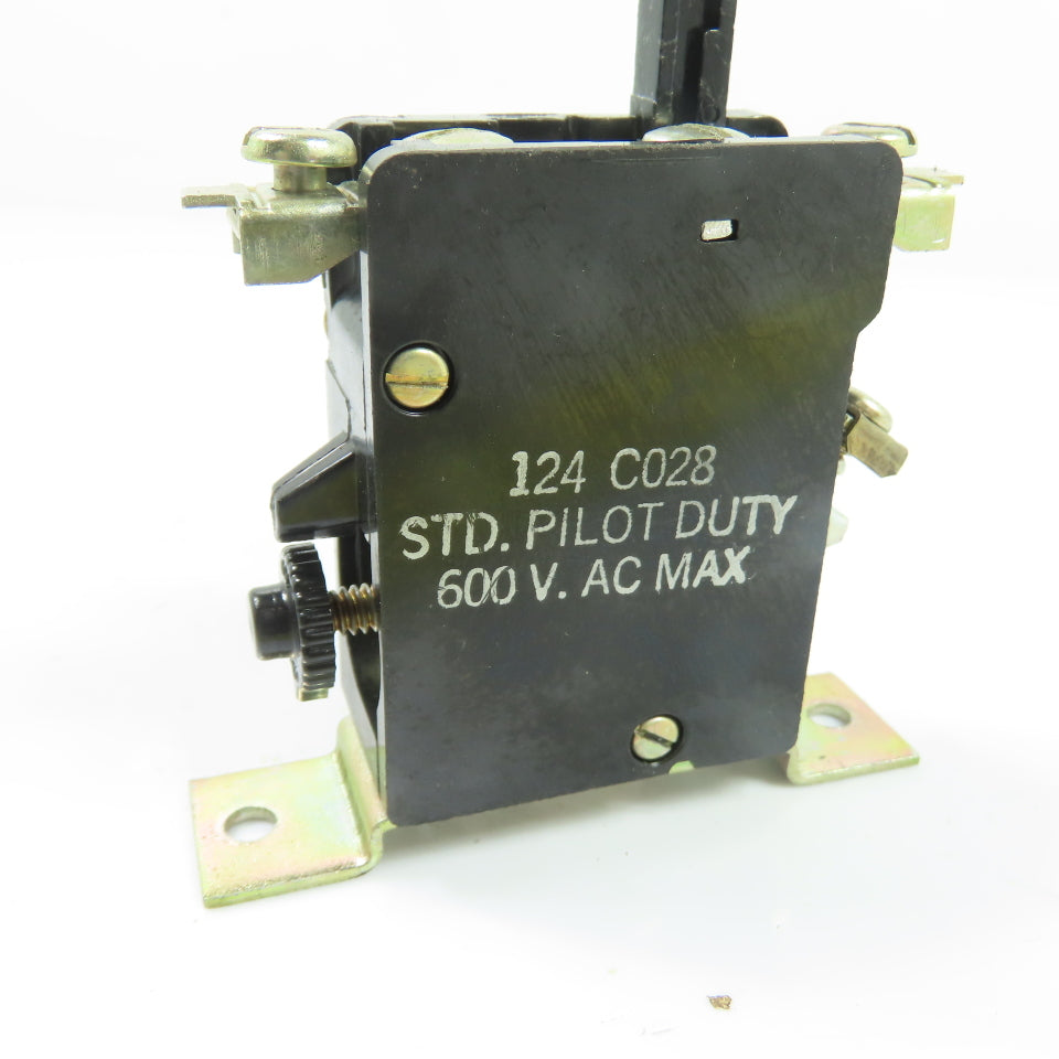 General Electric CR124-C028 Series-A DP Overload Relay 600VAC Std. Pilot Duty