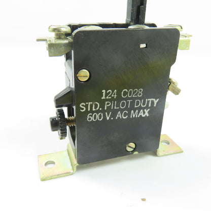 General Electric CR124-C028 Series-A DP Overload Relay 600VAC Std. Pilot Duty