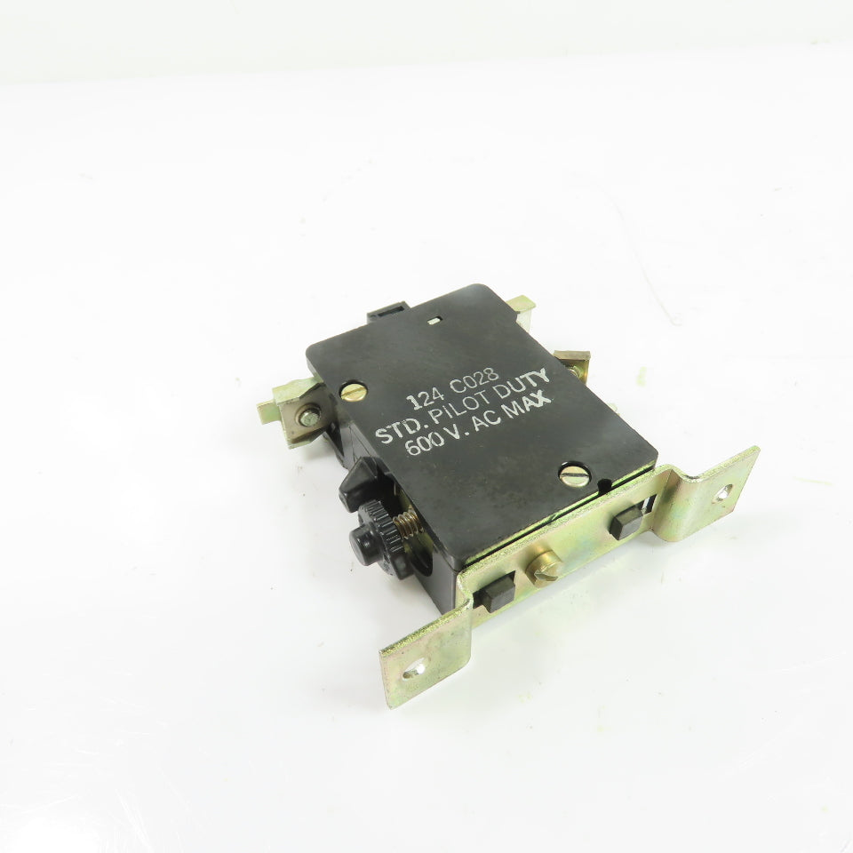General Electric CR124-C028 Series-A DP Overload Relay 600VAC Std. Pilot Duty