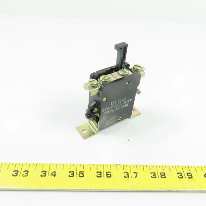 General Electric CR124-C028 Series-A DP Overload Relay 600VAC Std. Pilot Duty