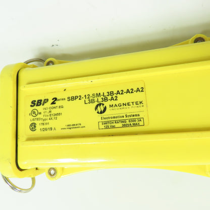 Magnetek SBP2-12-SM-L3B-A2-A2-A2-L3B-L3B-A2-L3B-L3B-A2 Hoist Pushbutton Pendant