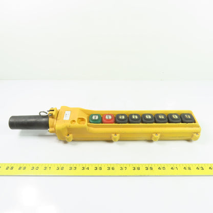 8-Button Crane Hoist Pendant Control Station