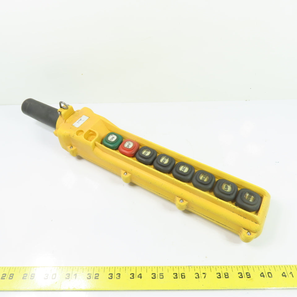 8-Button Crane Hoist Pendant Control Station