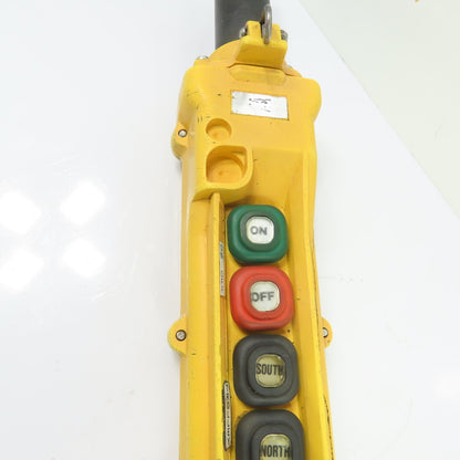 8-Button Crane Hoist Pendant Control Station