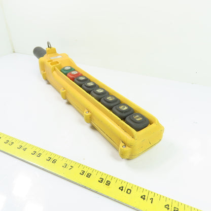 8-Button Crane Hoist Pendant Control Station
