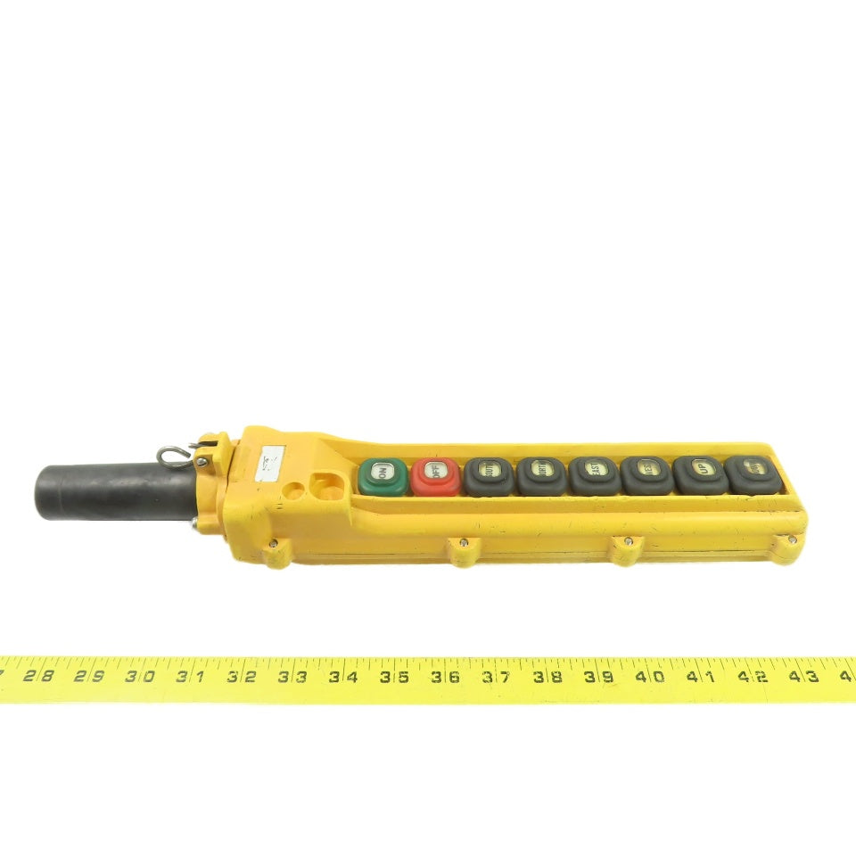 8-Button Crane Hoist Pendant Control Station