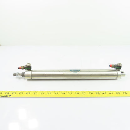 Numatics 1500DG2-12A-03 1-1/2" Bore 12" Stroke Pneumatic Air Cylinder 150PSI