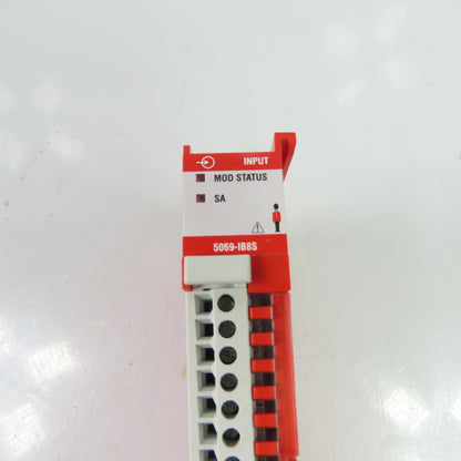 Allen-Bradley 5069-IB8S Compact5000 Safety Input Module 24VDC Ser A FW 2.011