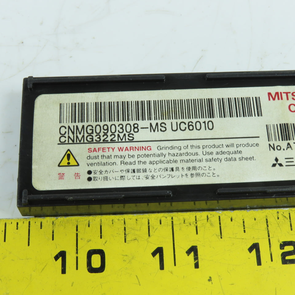 Mitsubishi CNMG322MS Carbide Turning Inserts Grade UC6010 Lot Of 9