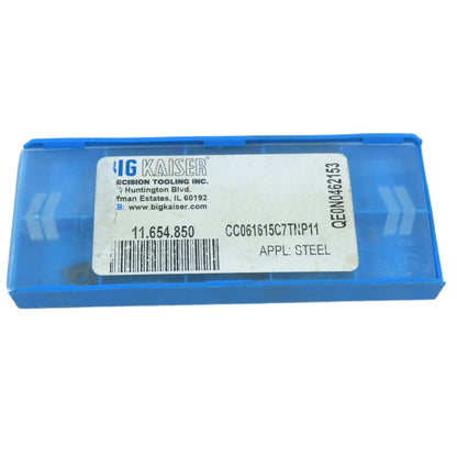 BIG Kaiser CC061615C7TNP11 11.654.850 Carbide Boring Inserts for Steel Lot Of 6