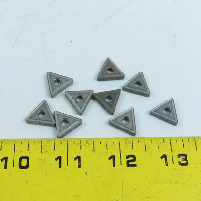 Carboloy TNMG-16 03 08E Triangle Carbide Turning Inserts Grade 370 Lot Of 9