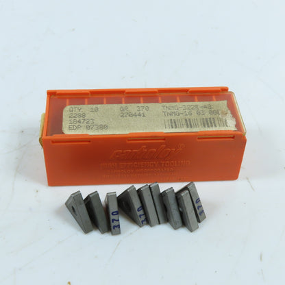 Carboloy TNMG-16 03 08E Triangle Carbide Turning Inserts Grade 370 Lot Of 9