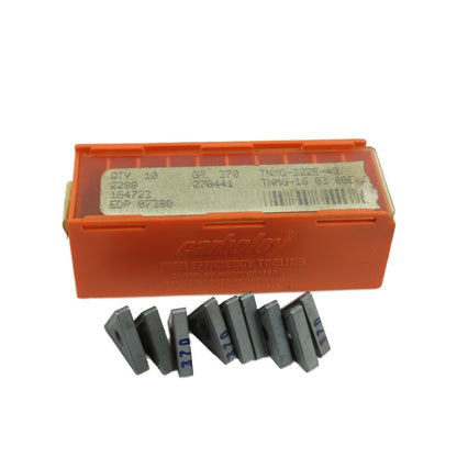 Carboloy TNMG-16 03 08E Triangle Carbide Turning Inserts Grade 370 Lot Of 9