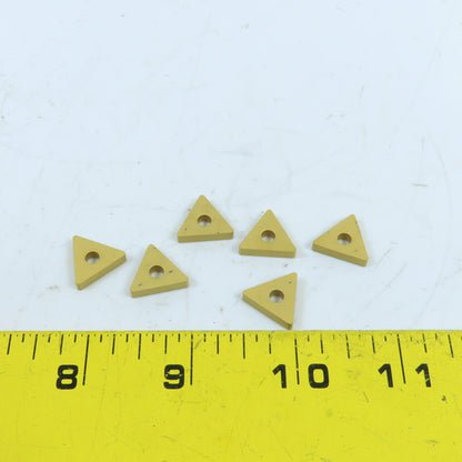 Seco TNMA322 TNMA160308 TP10 Grade Carbide Grooving/Turning Inserts Lot Of 6