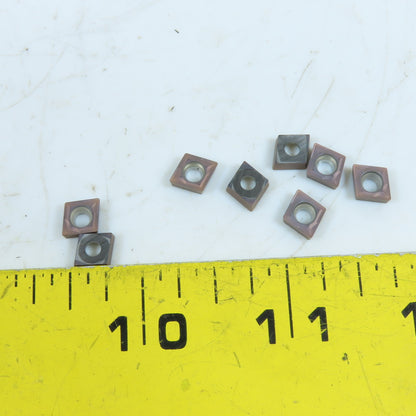 Kennametal CCMT21.51 Carbide Turning Inserts P-M-K-H-S-N Grade Lot Of 8