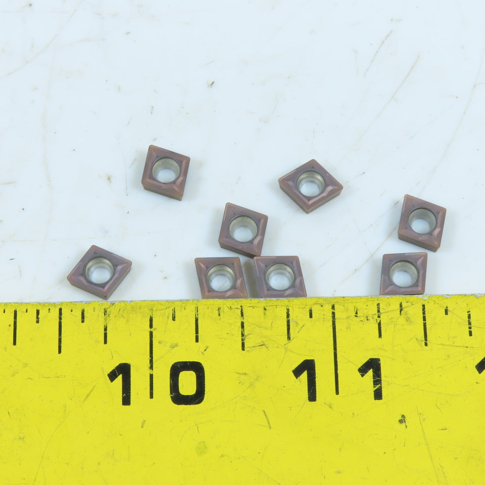 Kennametal CCMT21.51 Carbide Turning Inserts P-M-K-H-S-N Grade Lot Of 8