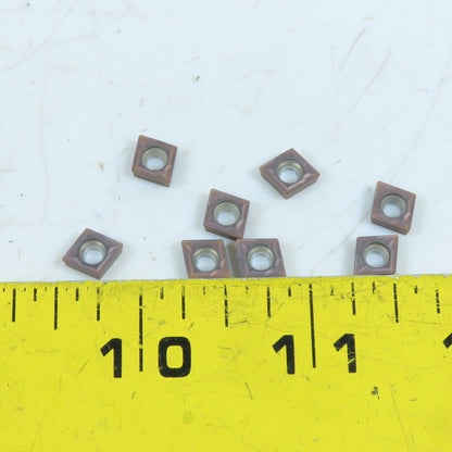 Kennametal CCMT21.51 Carbide Turning Inserts P-M-K-H-S-N Grade Lot Of 8