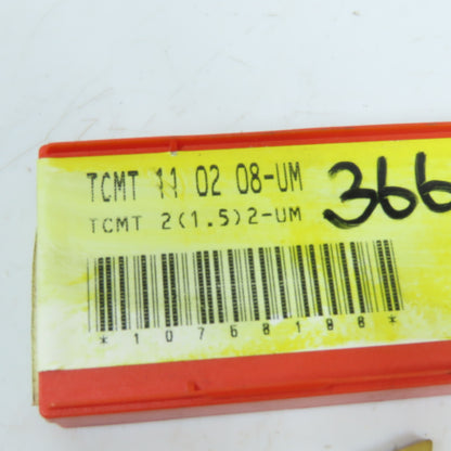 Sandvik Coromant TCMT 11 02 08-UM Triangular Carbide Turning Inserts Lot Of 9