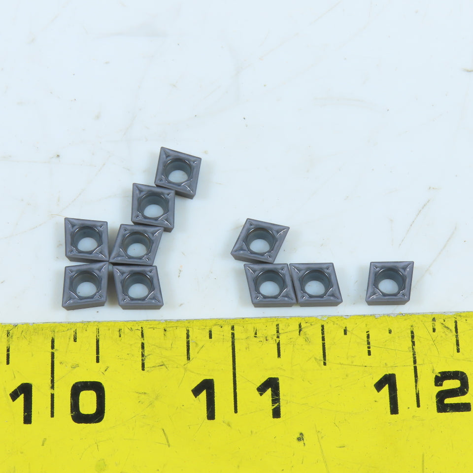 Tungaloy AT530 CPMT060202-PS Positive Rake Carbide Turning Inserts Lot Of 10