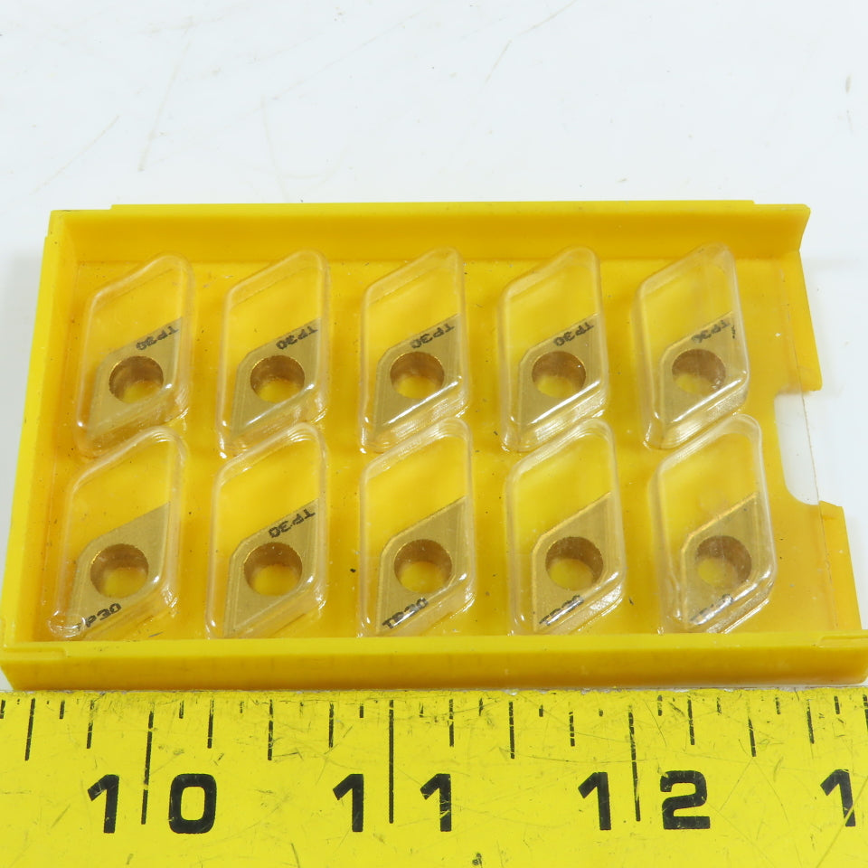 Kennametal DCMT3252MF 55° Diamond Carbide Turning Inserts Lot Of 10