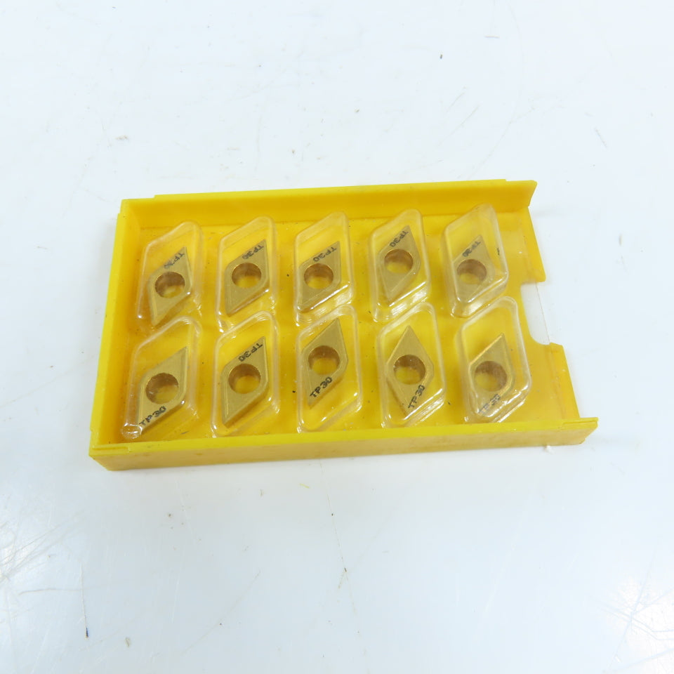 Kennametal DCMT3252MF 55° Diamond Carbide Turning Inserts Lot Of 10