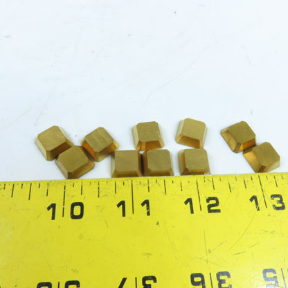 Cobra Carbide SEAN-43AFN CM14 1/2" IC Square Carbide Milling Insert Lot Of 10