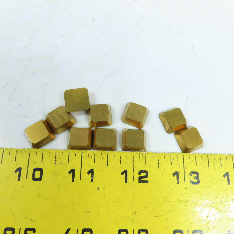 Cobra Carbide SEAN-43AFN CM14 1/2" IC Square Carbide Milling Insert Lot Of 10