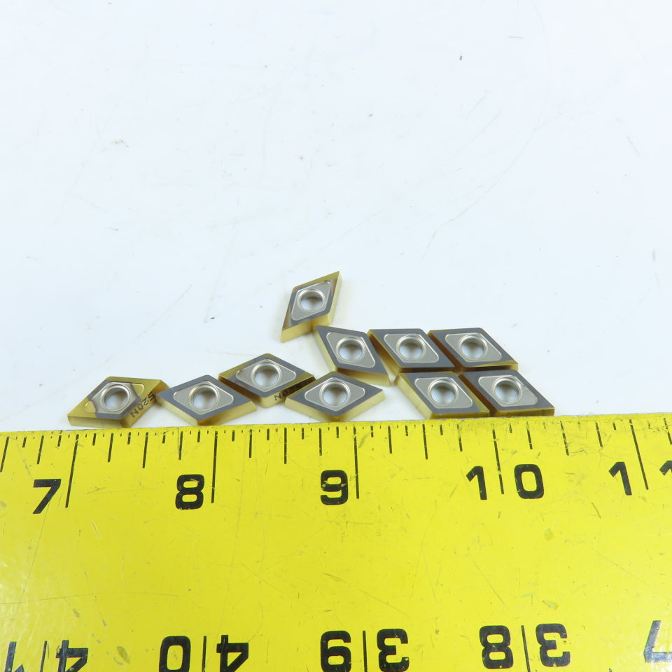 Iscar IC520N DCMT 11T304 55° Diamond Cermet Turning Insert Lot Of 10