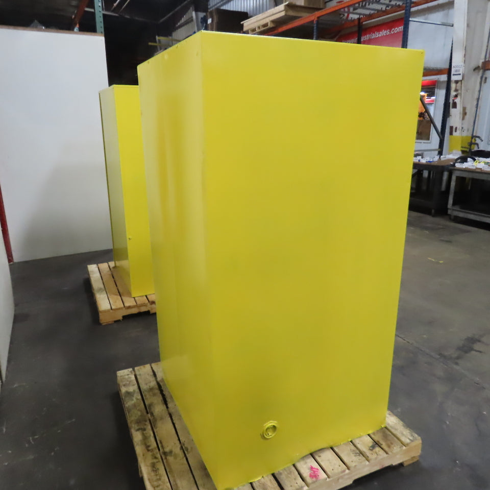 Justrite 25600 60 Gallon Flammable Liquid Storage Cabinet 34" x 34" x 65"