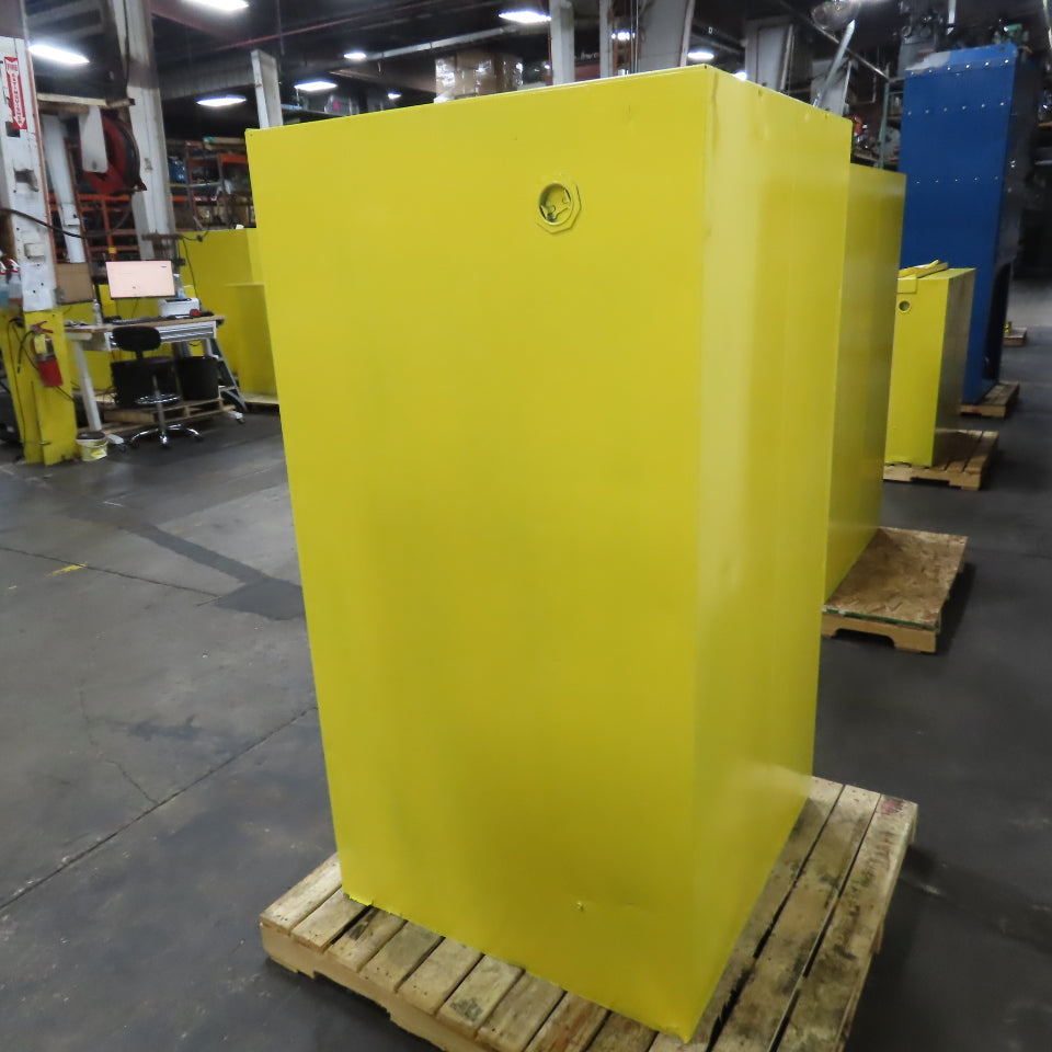 Justrite 25600 60 Gallon Flammable Liquid Storage Cabinet 34" x 34" x 65"