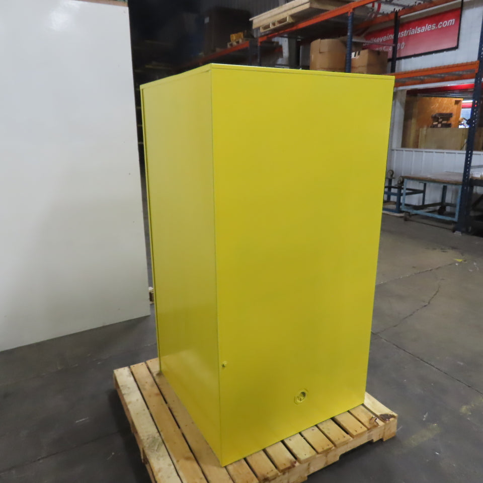 Se-Cure-All 60 Gallon Flammable Liquid Storage Cabinet 34" x 34" x 65" 3-Shelf