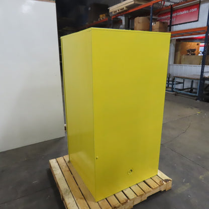 Se-Cure-All 60 Gallon Flammable Liquid Storage Cabinet 34" x 34" x 65" 3-Shelf