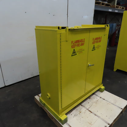 Lab Safety P340 40 Gallon Flammable Liquid Storage Cabinet 43"x18"x45" 2-Shelf