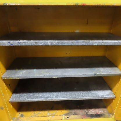 30 Gallon Flammable Liquid Storage Cabinet 43"x18"x45" 3-Shelf