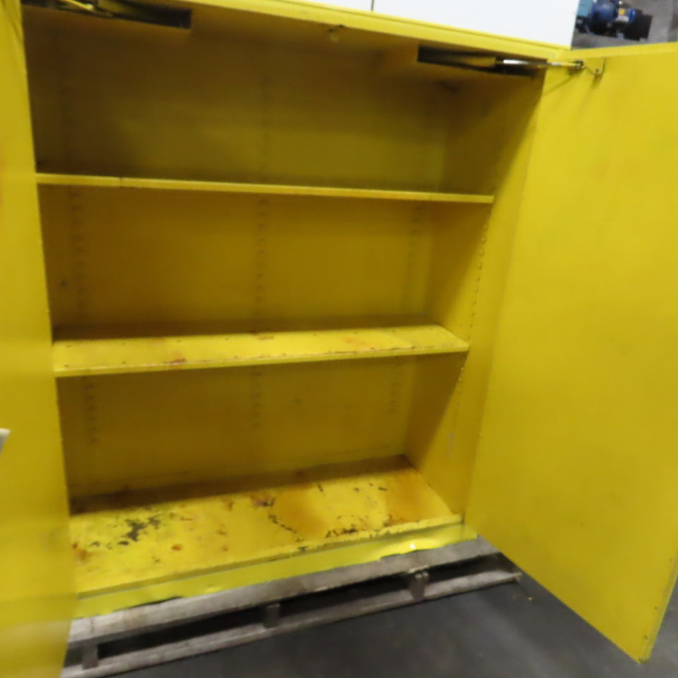 Protectoseal 120 Gallon Flammable Liquid Storage Cabinet 56"x23"x65" 2-Shelf