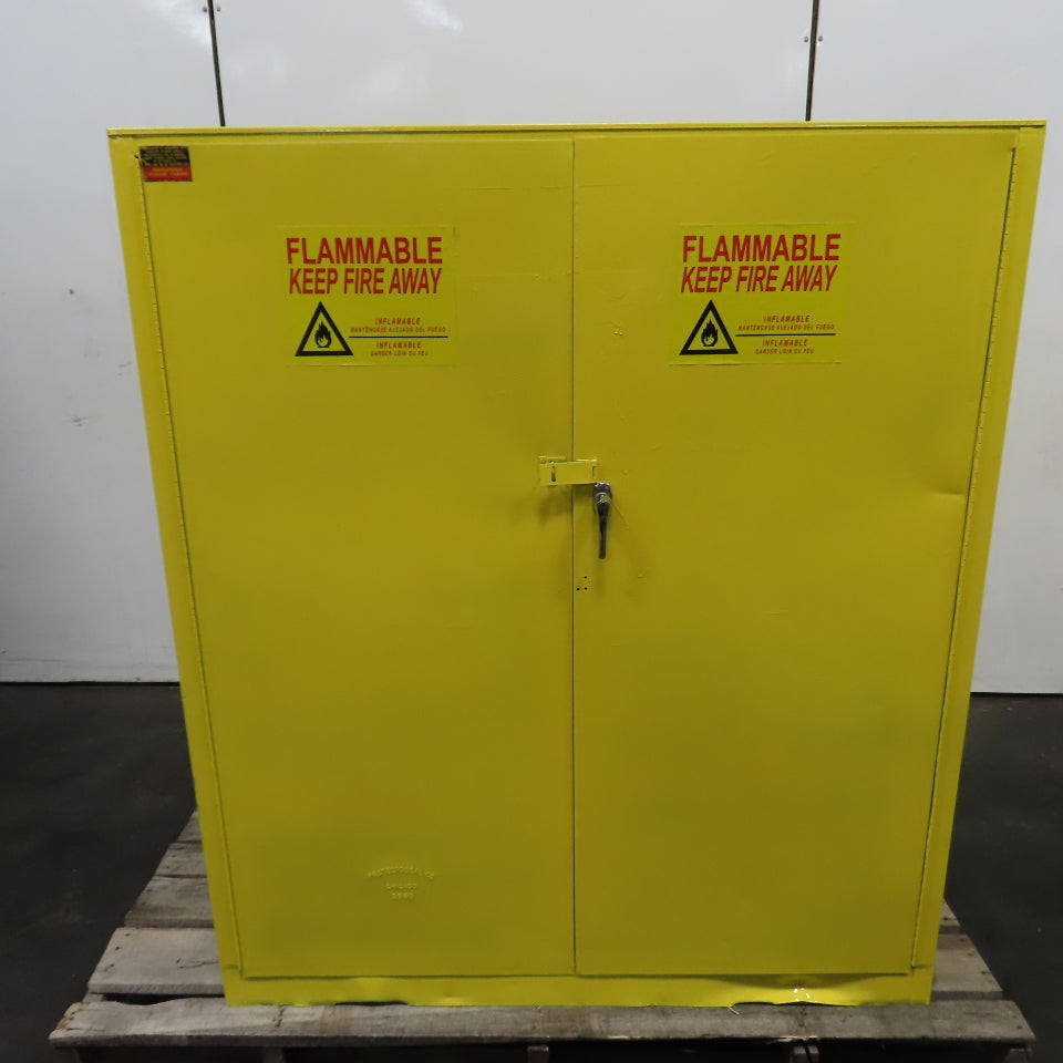 Protectoseal 120 Gallon Flammable Liquid Storage Cabinet 56"x23"x65" 2-Shelf