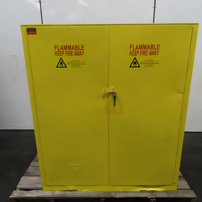 Protectoseal 120 Gallon Flammable Liquid Storage Cabinet 56"x23"x65" 2-Shelf