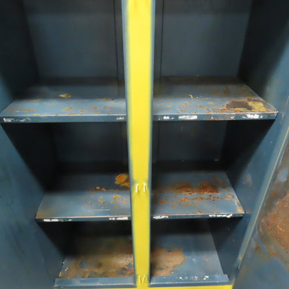 Wilray Flammable Liquid Storage Cabinet 39"x19.5"x65" 2-Shelf