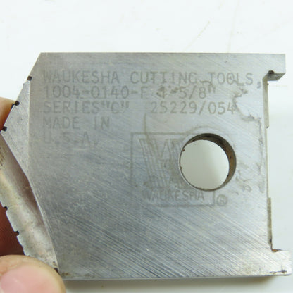Waukesha Cutting Tools 1004-0140-F 1-5/8" HSS Spade Drill Insert Series C